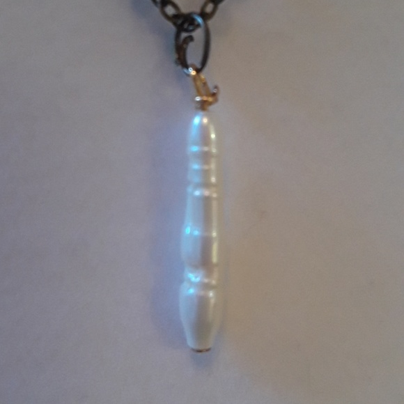 NWT *SALE Dainty dome & pearl Layered Necklace - Picture 3 of 3